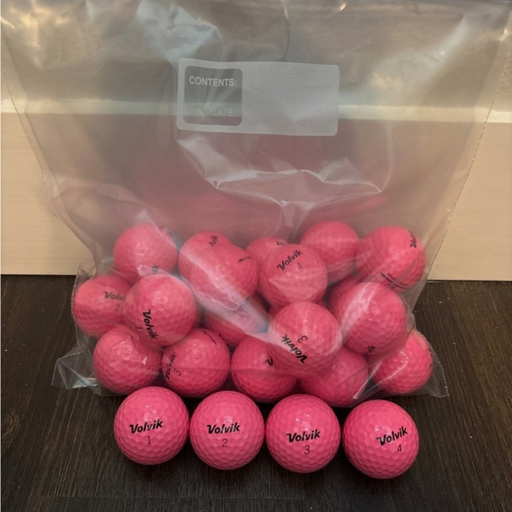 Volvik Pink Golf Balls